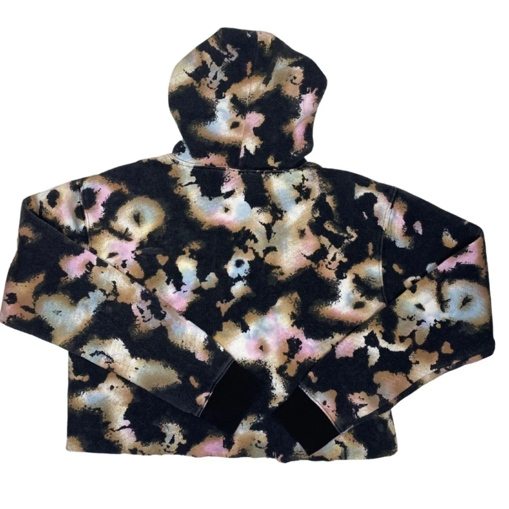 Wild Fable Oversized Tie Die Cropped Cozy Hoodie Sz XS - Picture 2 of 6
